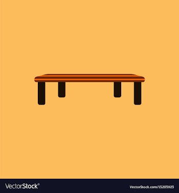 Vintage locker room bench vector image