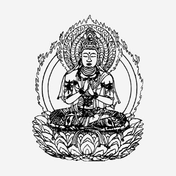 Vintage lotus Buddha, religious  | Free Photo Illustration - rawpixel