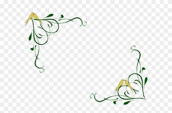 Vintage Love Bird Clip Art - Love Birds Wedding Border