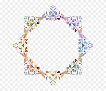 Vintage Love Birds Clip Art Download - Floral Border Png