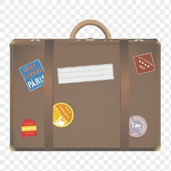 Vintage luggage png sticker, travel | Free PNG - rawpixel