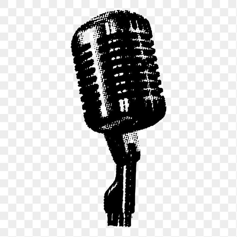 Vintage microphone png sticker, music | Free PNG - rawpixel