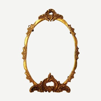 Vintage mirror frame, gold home | Free PSD - rawpixel