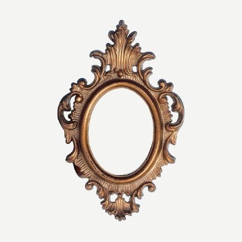 Vintage mirror frame, gold home | Free PSD - rawpixel