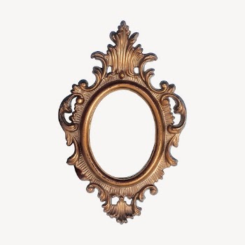 Vintage mirror frame, gold home | Free Vector - rawpixel