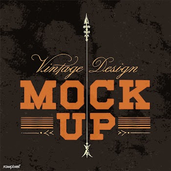 Vintage mockup logo design vector | Free stock vector - 463456