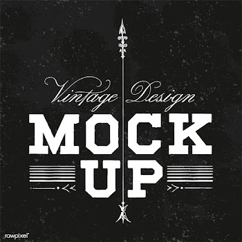 Vintage mockup logo design vector | Free stock vector - 463460
