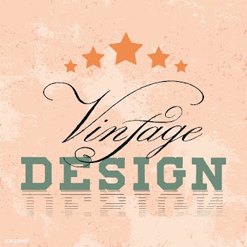 Vintage mockup logo design vector | Free stock vector - 463474
