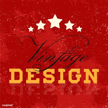 Vintage mockup logo design vector | Free stock vector - 463481