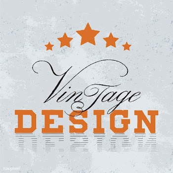 Vintage mockup logo design vector | Free stock vector - 463498