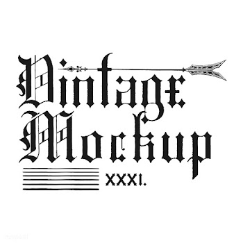 Vintage mockup logo design vector | Free stock vector - 463531
