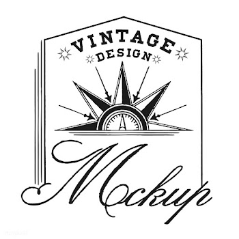 Vintage mockup logo design vector | Free stock vector - 463536