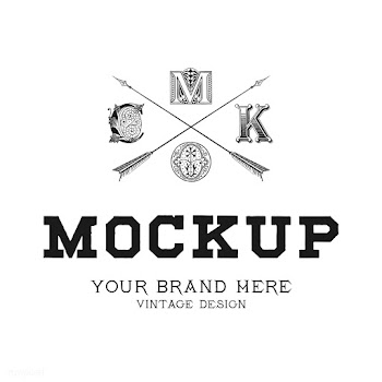 Vintage mockup logo design vector | Free stock vector - 463555