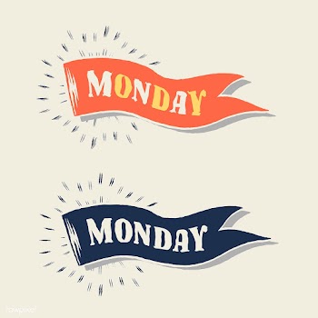 Vintage Monday flags | Free stock vector - 581805
