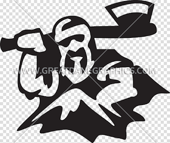 Vintage Mountain Man Bw Clipart & Clip Art Images #22198 ...