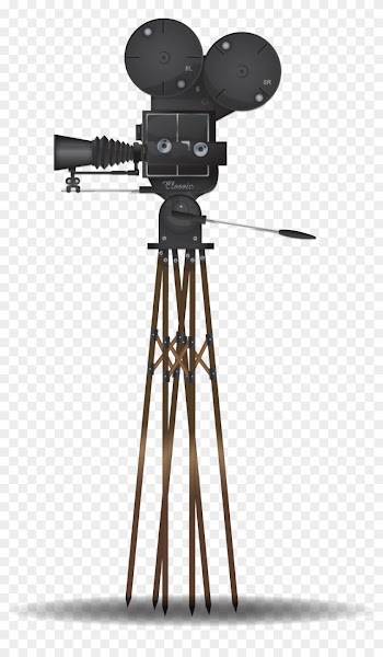 Vintage Movie Camera - Camera Cinematografica Antiga Png