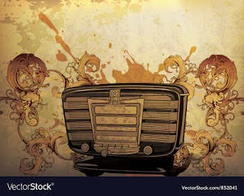 Vintage music poster vector image