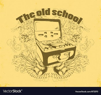 Vintage music poster vector image