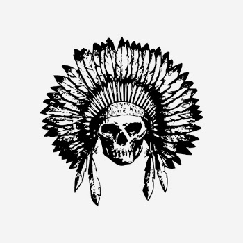 Vintage Native American skull hand | Free Photo - rawpixel
