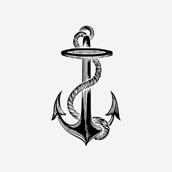 Vintage navy anchor hand drawn | Free Photo - rawpixel