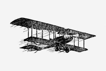 Vintage old airplane, biplane transportation | Free Photo - rawpixel