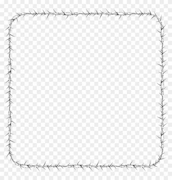 Vintage Open Sign Clip Art Download - Thorns Frame Clipart Png