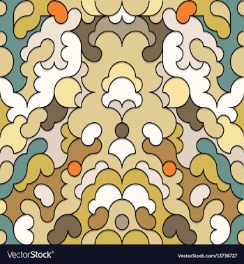  					Vintage oriental seamless pattern vector image														