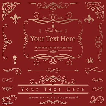 Vintage ornamental design elements | Free stock vector - 553961