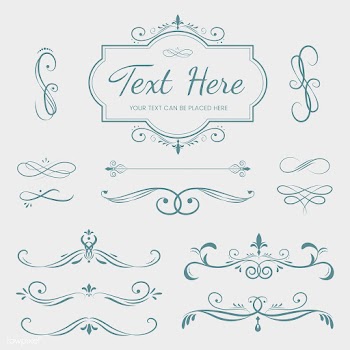 Vintage ornamental design elements | Free stock vector - 553987