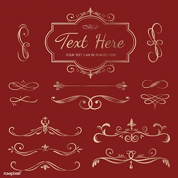 Vintage ornamental design elements | Free stock vector - 553998
