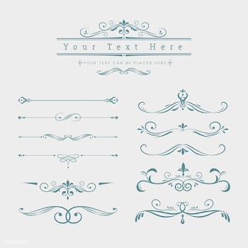 Vintage ornamental design elements | Free stock vector - 554006