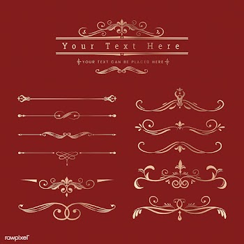 Vintage ornamental design elements | Free stock vector - 554012