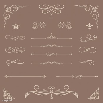 Vintage ornamental design elements | Free stock vector - 554020