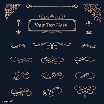 Vintage ornamental design elements | Free stock vector - 554067