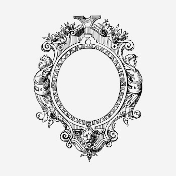 Vintage ornate frame black illustration. | Free Photo Illustration - rawpixel