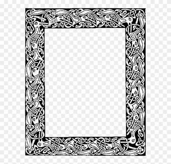 Vintage Ornate Frame ~ Zibi Vintage Scrap - Knotwork Frame