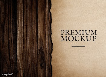 Vintage paper mockup illustration | Free stock psd mockup - 578654