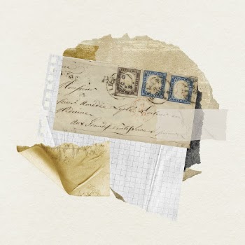 Vintage paper scrap collage with postage | Free Photo - rawpixel