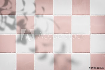 Vintage pastel tiles background