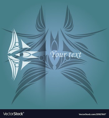 Vintage pattern on background for retro design vector image