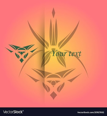 Vintage pattern on background for retro design vector image