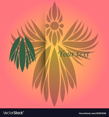 Vintage pattern on background for retro design vector image
