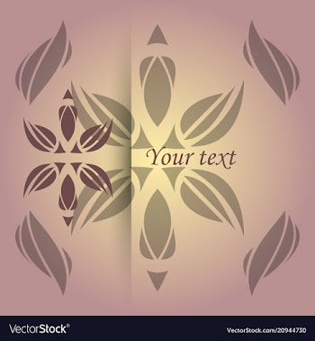 Vintage pattern on background for retro design vector image