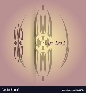 Vintage pattern on background for retro design vector image