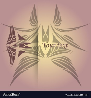 Vintage pattern on background for retro design vector image