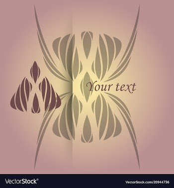 Vintage pattern on background for retro design vector image