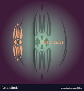 Vintage pattern on background for retro design vector image