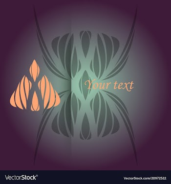 Vintage pattern on background for retro design vector image