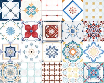 Vintage patterned tiles | Free stock vector - 399122