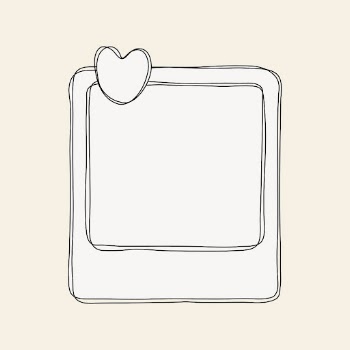 Vintage photo frame, doodle collage | Free PSD - rawpixel